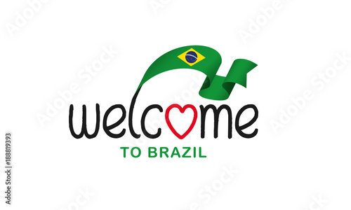 Brazil flag background