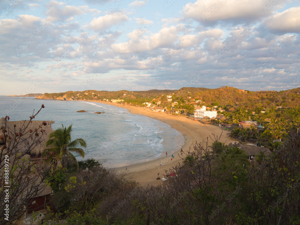 View Playa Zipolite Mexico