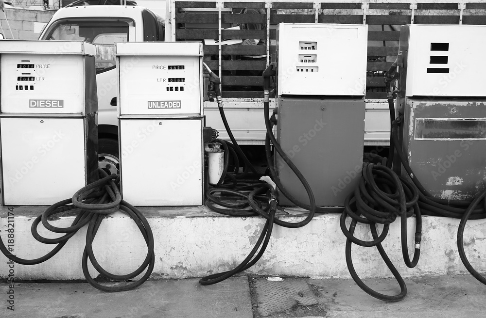 Old gas station