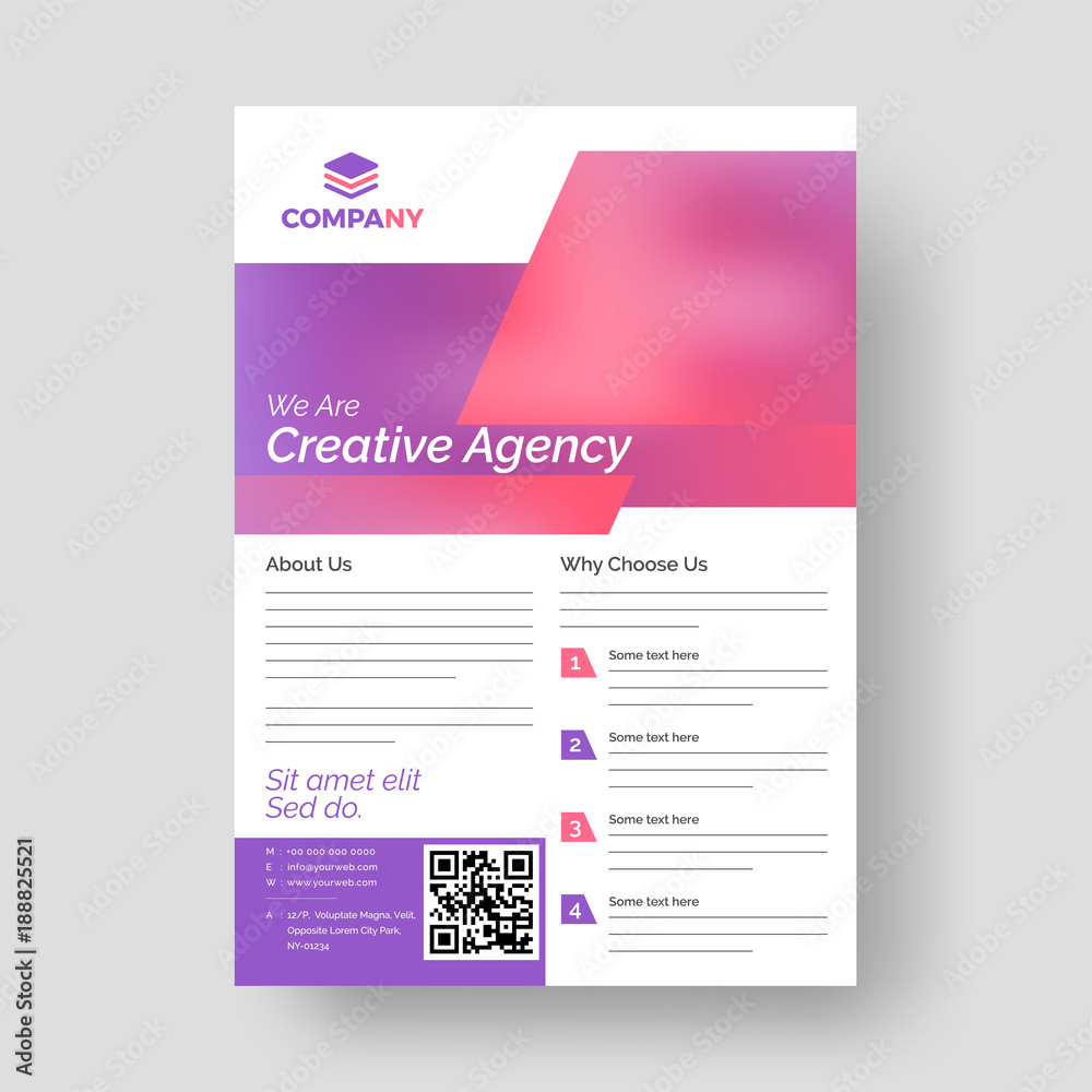 Design annual report, cover, vector template brochures, flyers, presentations, leaflet, magazine a4 size.