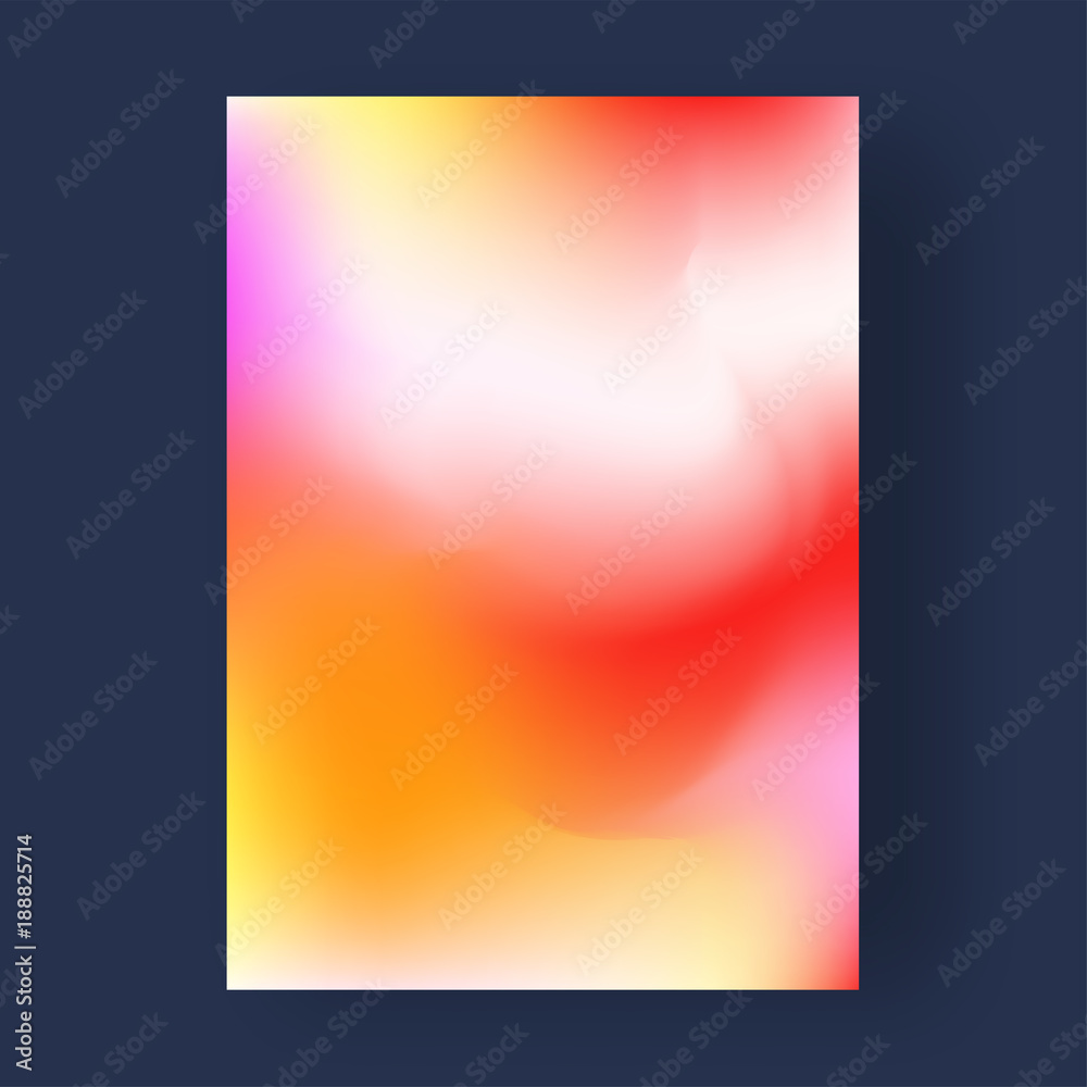 Bright color abstract pattern background, gradient texture for minimal dynamic cover design.