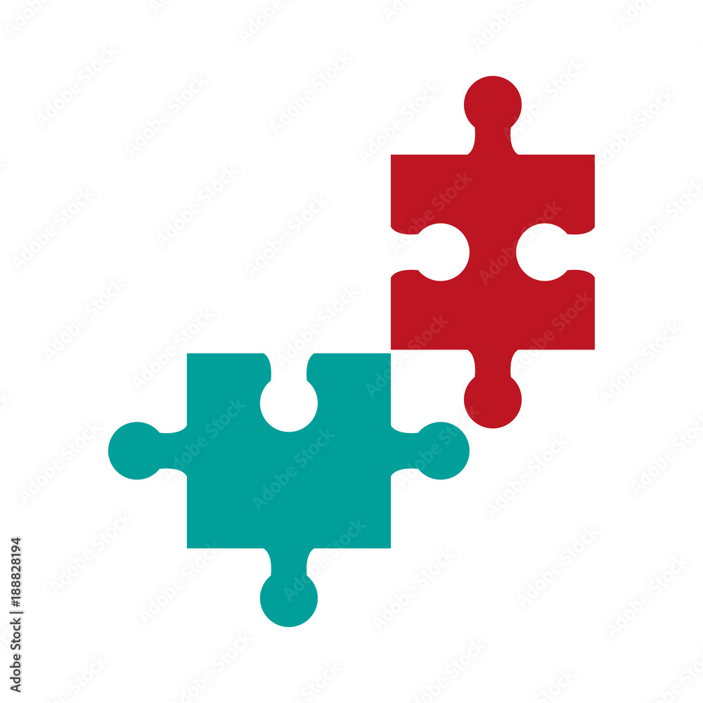 Puzzles pieces isolated icon vector illustration graphic design Puzzles pieces isolated icon vector illustration graphic design