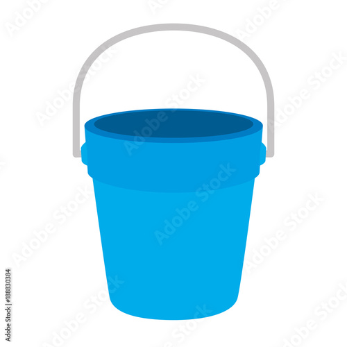 sand bucket beach icon vector illustration design