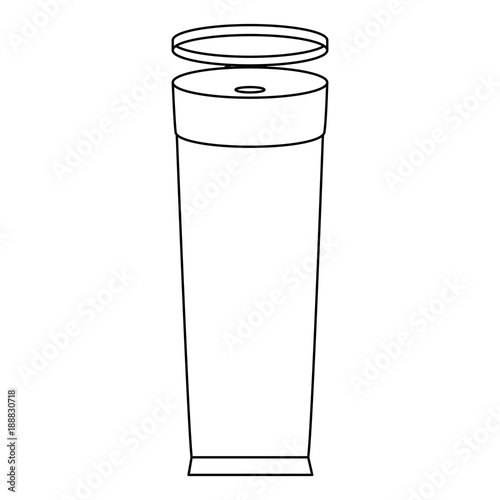 bottle product cream icon vector illustration design