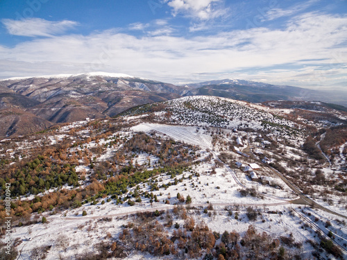 Aerial landscapes of countryside