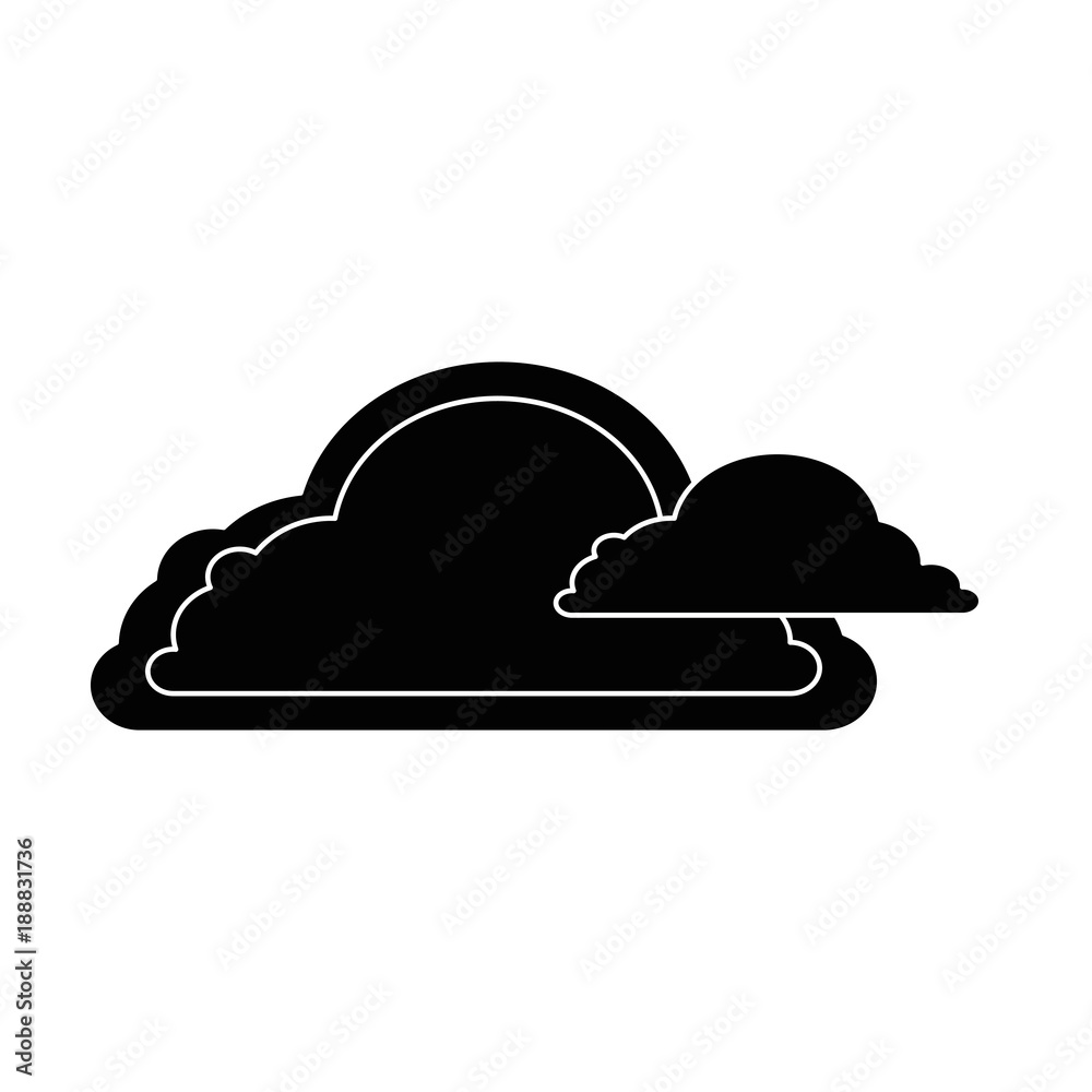weather cloud isolated icon vector illustration design
