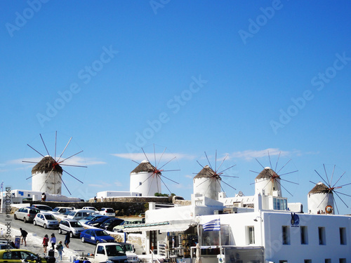Windmill at Mykonos island, Greece