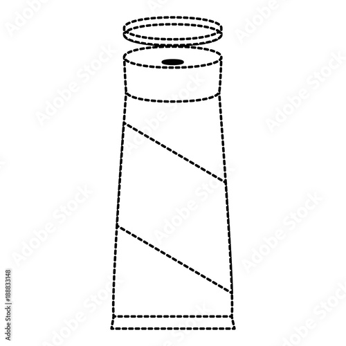 bottle product cream icon vector illustration design