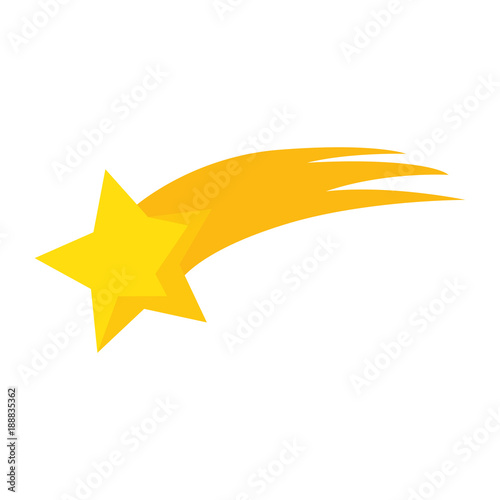 Shooting Star isolated icon vector illustration design