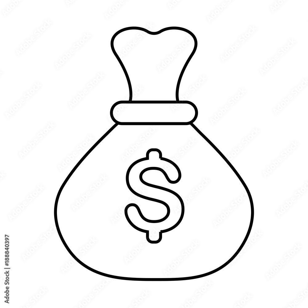 Money bag icon image
