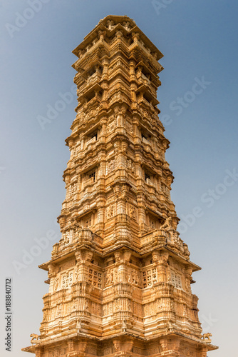 Vijaya Stambha Tower in Chittorgarh, Rajasthan