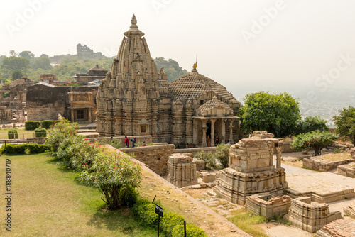 Samadhisvar Temple in the ruins of Chittorgarh Fort, Rajasthan photo