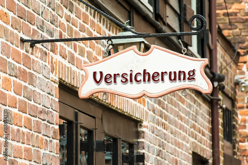 Schild 275 - Versicherung