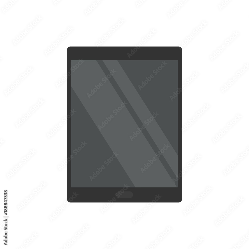 Tablet, isolated on white background. Cellphone template for your design, web site, development app Tablet, isolated on white background. Cellphone template for your design, web site, development app