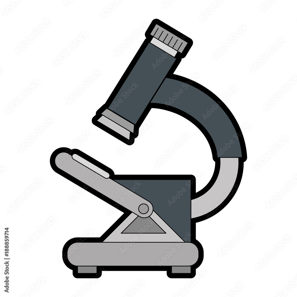 microscope medical isolated icon vector illustration design microscope medical isolated icon vector illustration design