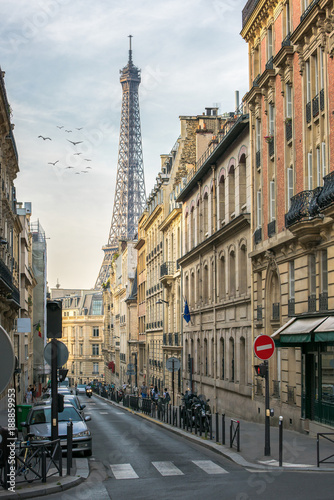 Straßenszene in Paris, Frankreich