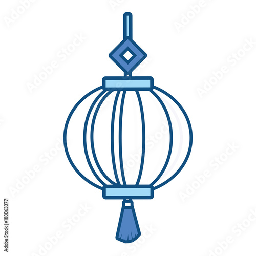 Chinese decorative lamp icon