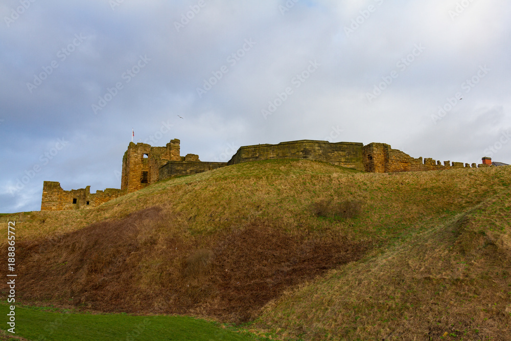 Hill and Ruins of Medieval Tynemouth Priory and Castle, UK