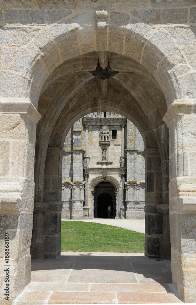 Tor in Pleyben, Frankreich Tor in Pleyben, Frankreich