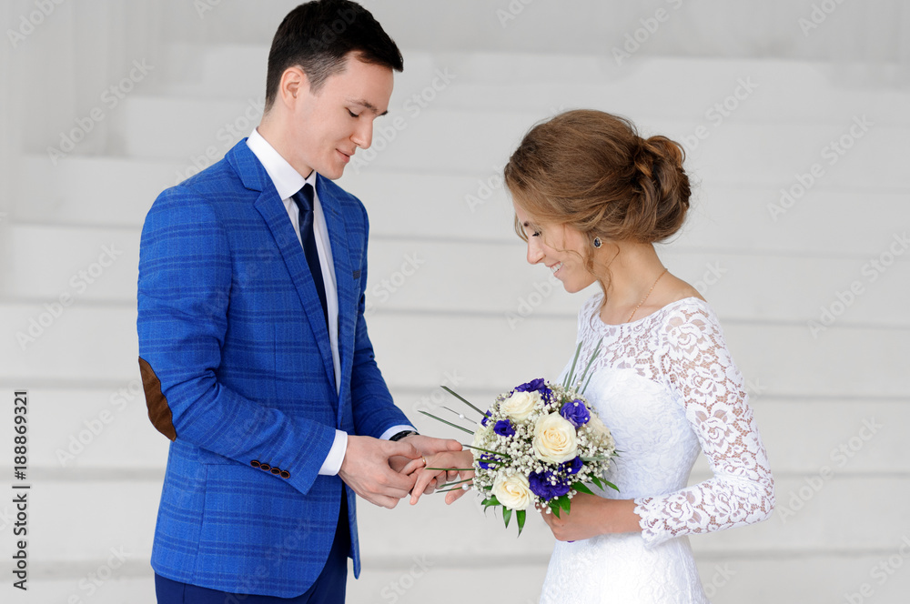 Bride and groom on their wedding day.
Engagement of newlyweds.
Girl in wedding dress. Bride and groom on their wedding day.
Engagement of newlyweds.
Girl in wedding dress.