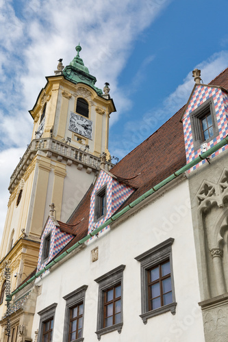 Old Town Hall on Main square in Bratislava  Slovakia.