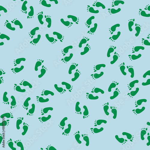 Seamless pattern, clovers for St. Patricks Day, vector