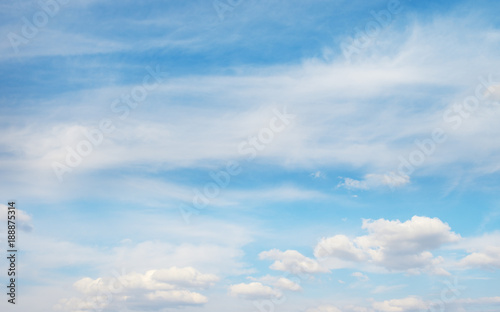 Fototapeta Naklejka Na Ścianę i Meble -  White clouds in sky