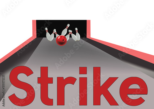 bowling boccia strike