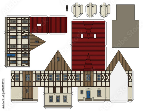 The old half timbered house