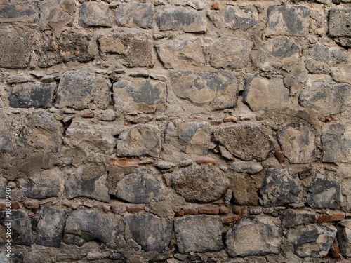 rock walls built with stones pattern