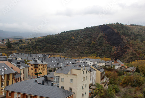 Mountain in Poferrada village