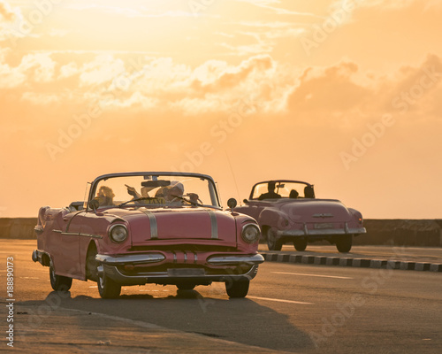 Vintage Cars are a symbol of Old Havana  Cuba