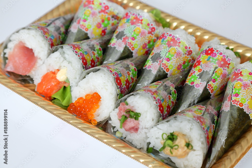 手巻き寿司 Temakizushi Stock Photo Adobe Stock