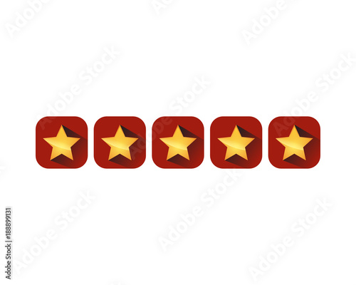 five stars rating