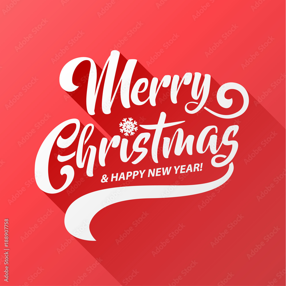 Merry Christmas vector text Calligraphic Merry Christmas vector text Calligraphic