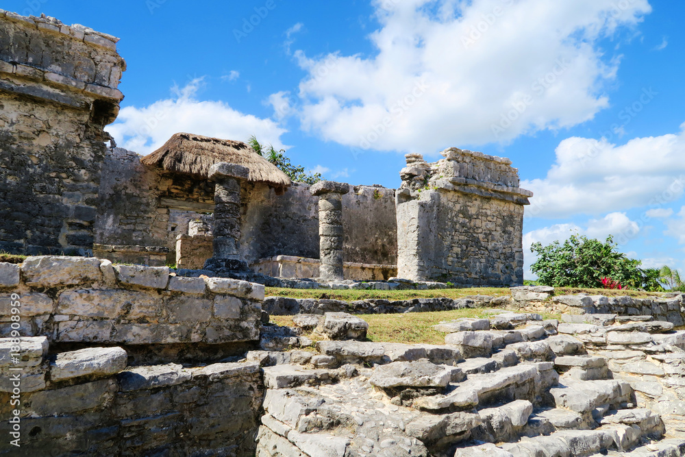 Naklejka premium Tulum ruins, Riviera Maya, Mexico