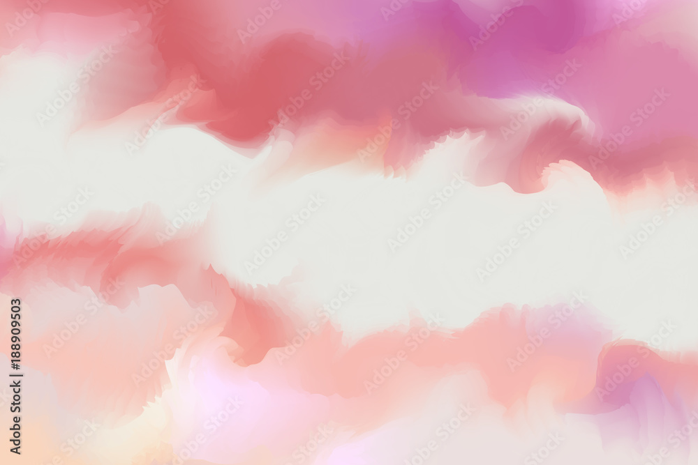 Obraz premium Abstract colorful watercolor for background. Digital art painting