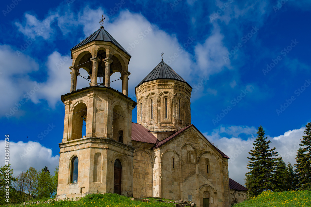 Nikortsminda Cathedral in Racha Georgia