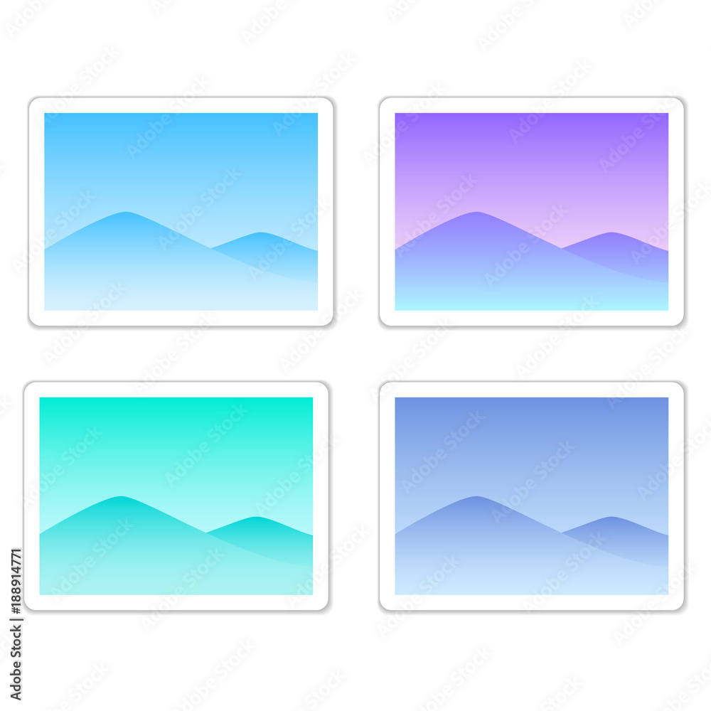 photo 3d icon isolated vector