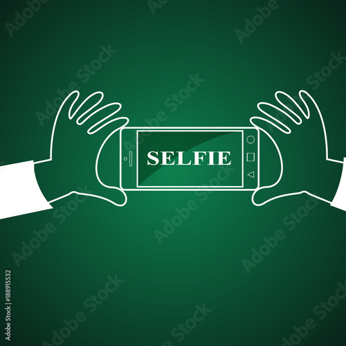 Selfie, taking self photo