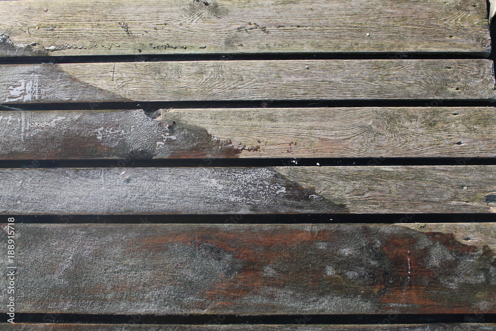 Fototapeta premium zamarza kładka