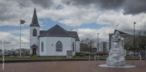 Norwegian Church, Cardiff, Wales, UK 