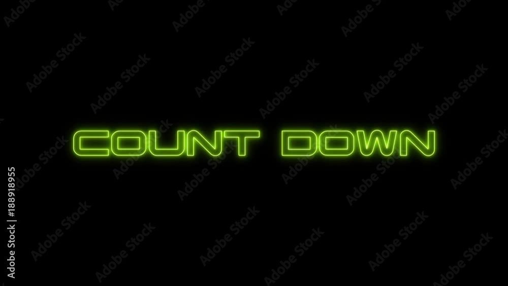 COUNT DOWN COUNT DOWN