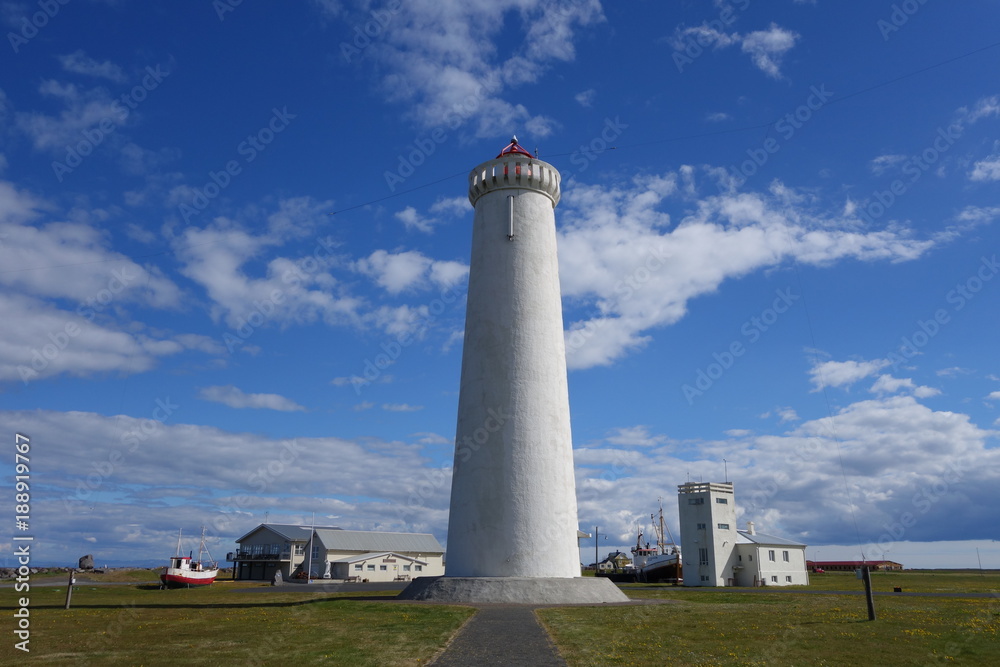 アイスランド、レイキャネス半島先端の灯台