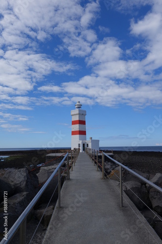 アイスランド、レイキャネス半島半島先端の灯台