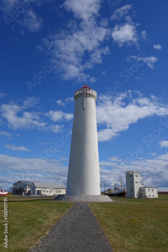 アイスランド、レイキャネス半島先端の灯台