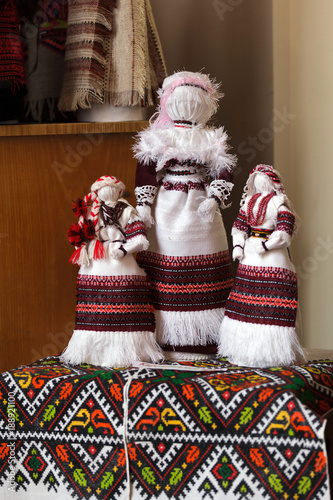 Ukrainian doll motanka. Handmade dolls. photo