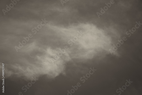 a partly cloudy sky over Bangkok, Thailand