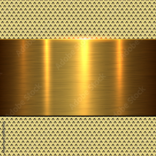 Background gold metal texture
