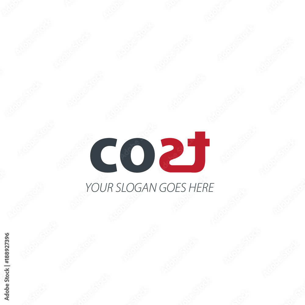 Initial Letter Cost Design Logo
